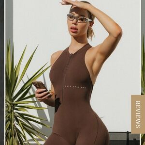 Kate Galliano Brown Sleeveless Bodysuit